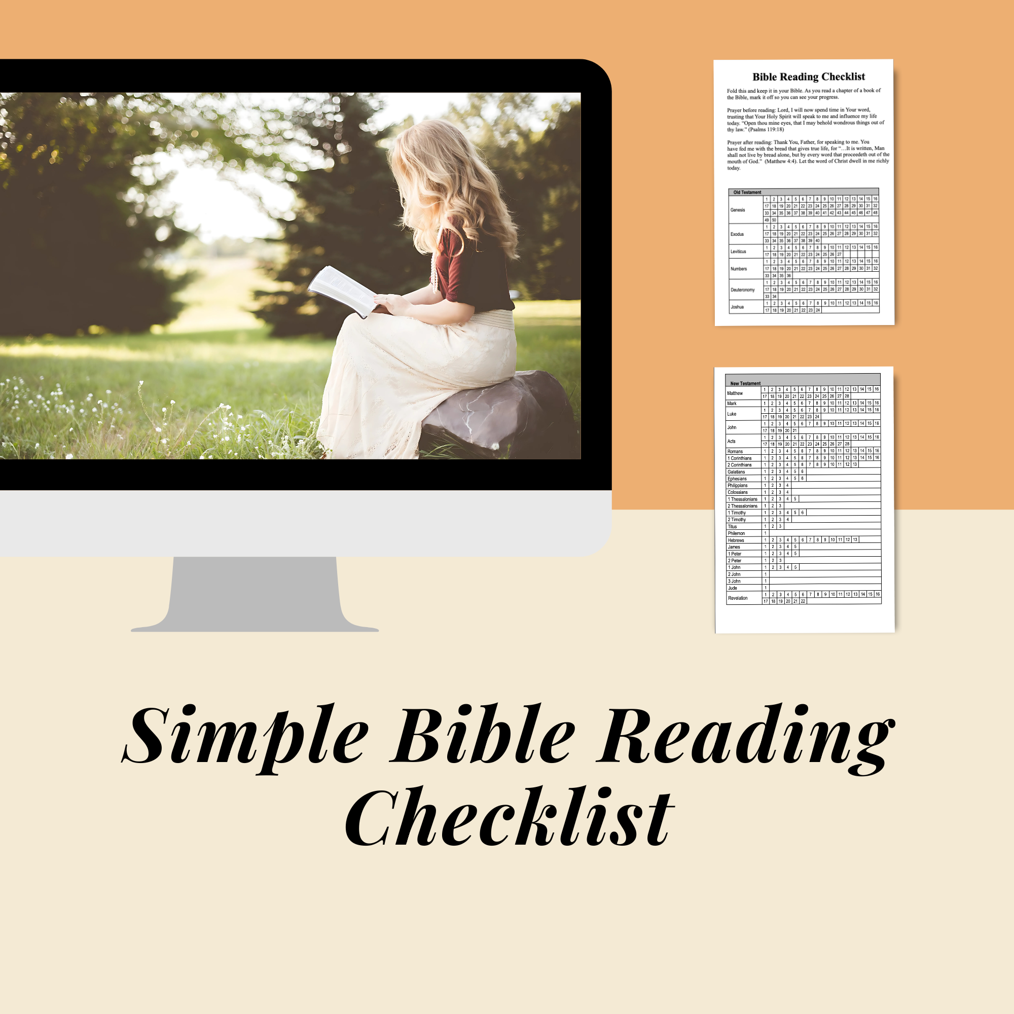 Simple Bible Reading Checklist 3