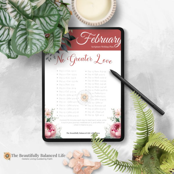 February 2026 Scripture Writing - The Beautifully Balanced Life