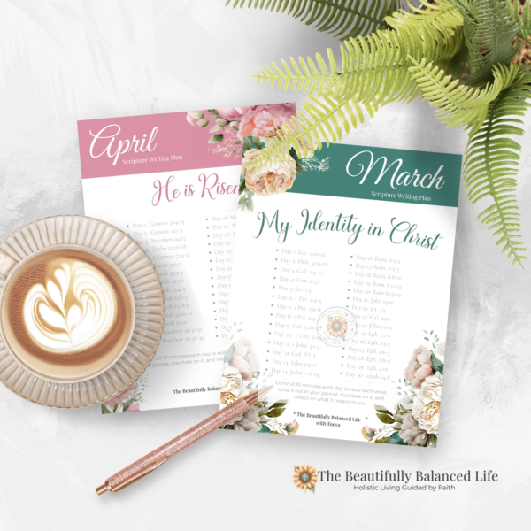 April 2026 Scripture Writing - The Beautifully Balanced Life